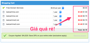 Giảm giá sốc, tên miền .COM còn 1.59$, .NET còn 0.79$, Transfer được