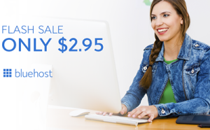 Bluehost đang giảm giá hosting chỉ còn từ 2.95$/tháng, FREE tên miền