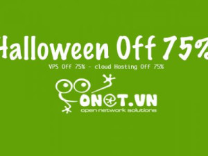 Khuyến mãi mùa Halloween – Giảm giá 75% Cloud VPS SSD và Cloud Hosting
