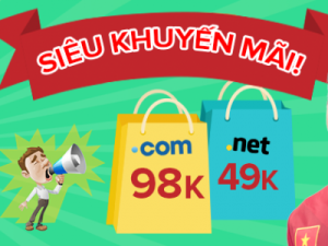 Z.com giảm giá tên miền .COM và .NET chỉ 98k