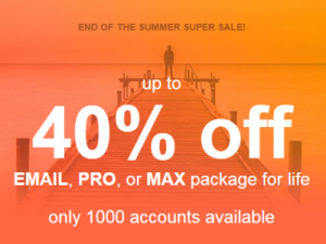 GetResponse giảm giá 40% trọn đời dịch vụ Email Marketing