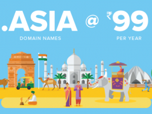 Đăng ký ngay tên miền .ASIA chỉ từ 1.33$, không giới hạn số lượng