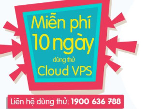 Dùng thử 10 ngày miễn phí dịch vụ Cloud VPS tại Z.com