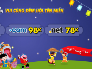 Tenten giảm giá cực sốc tên miền .COM và .NET, giá chỉ từ 78k