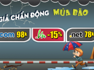 Tenten giảm giá cực sốc tên miền .COM và .NET chỉ từ 78k, tên miền .VN giảm 15%