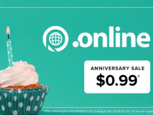 Đăng ký không giới hạn tên miền .ONLINE chỉ từ 0.74$/năm