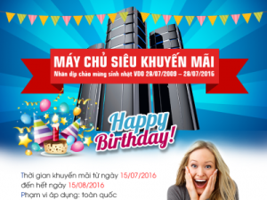 VDO – Máy chủ Siêu khuyến mãi