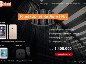 Đặt máy chủ sở hữu iPhone 6 Plus 64Gb, iPad Mini 4 và Apple TV Gen 4