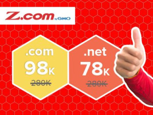 Z.com giảm giá tên miền .COM và .NET còn từ 78k, transfer chỉ 140k