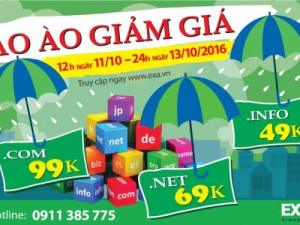 Domain rẻ nhất quả đất tại EXA